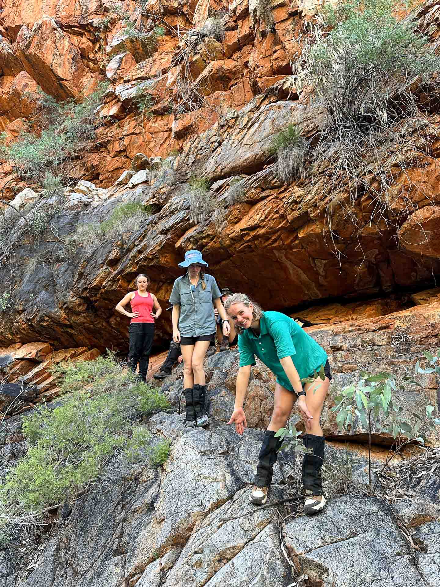 These stunning shoes suited gaiters well, These stunning shoes suited gaiters well, Teva Grandview Max GTX Boots – Reviewed & Tested, Pippa Salmon, larapinta, NT,