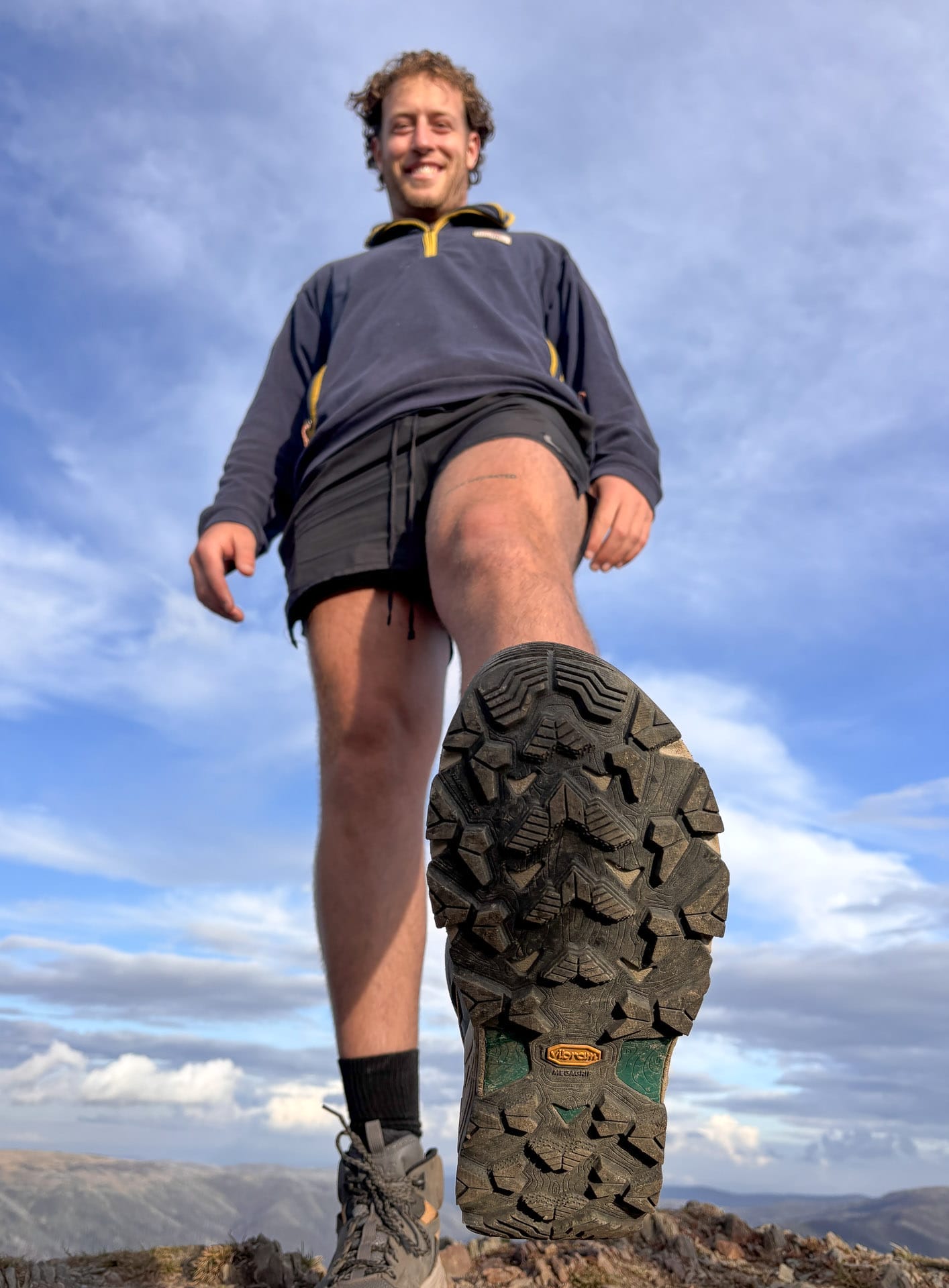 POV_ You’re a rock about to be gripped onto by the Teva Grandview Max GTX boot, We found the heel-lock feature didn’t make much of a difference, Check ‘em out!, Teva Grandview Max GTX Boots – Reviewed & Tested, Pippa Salmon, larapinta, NT, grip, sole