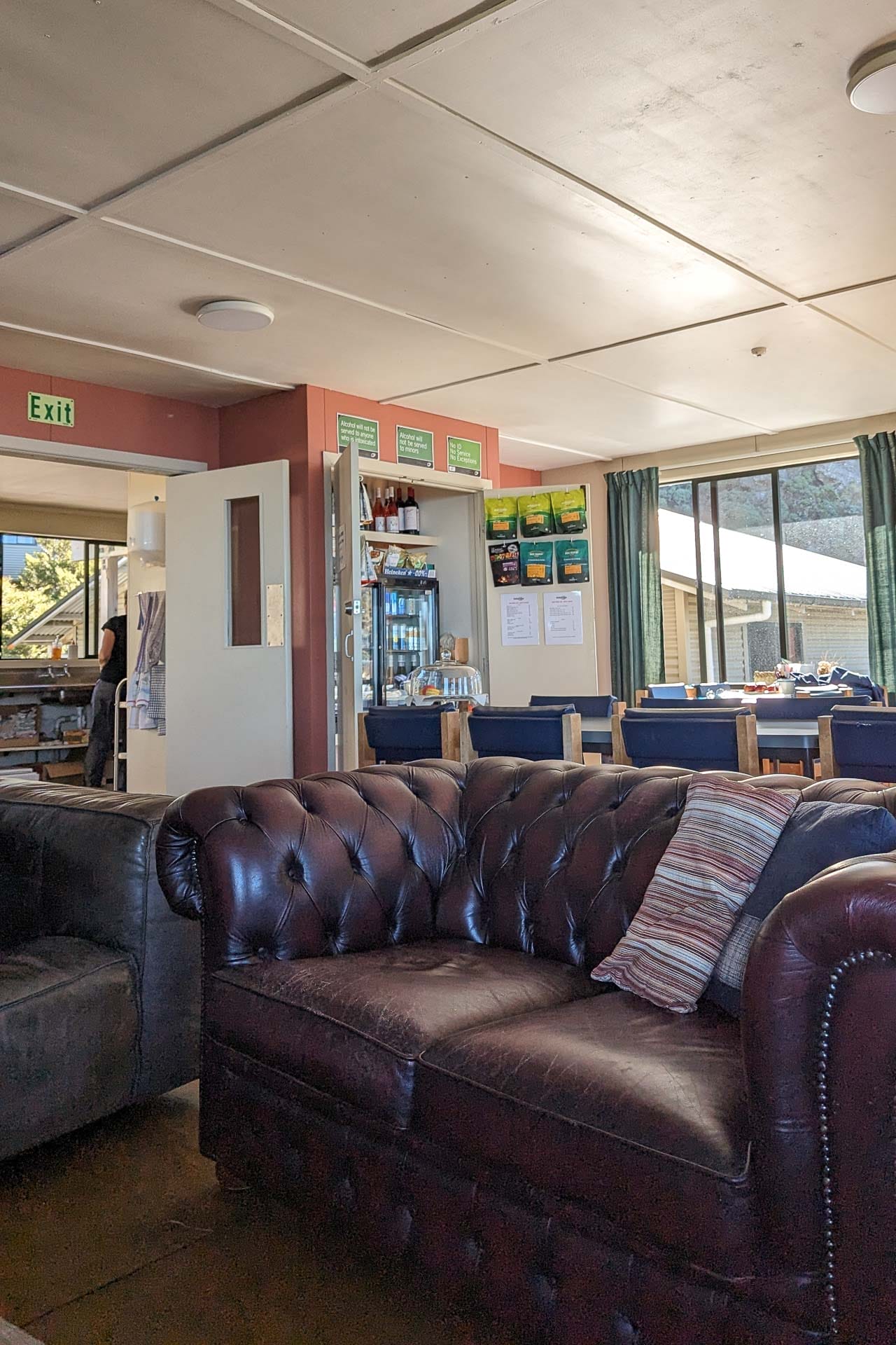 Inside Okaka Lodge, Hump Ridge Track 3-day Hike, Claire Brack, South Island, New Zealand, Great Walk