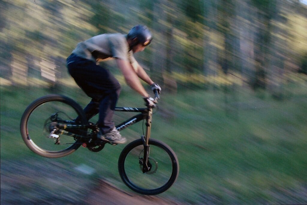 I Re-Rode Rockhampton's MTB Trails 20 Years After I Helped Establish Them, Lisa Martin, film photo, MTB, jumps