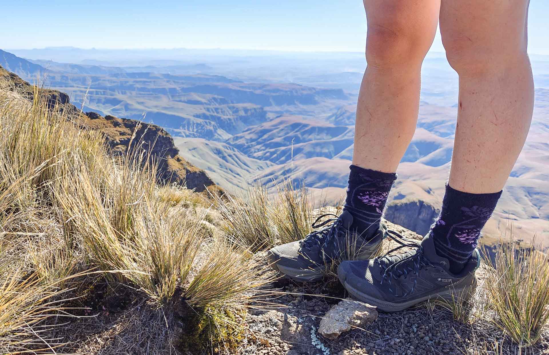 Views from the Drakensberg, Oboz Footwear Katabatic LT Low GTX Trail Shoes – Reviewed & Tested, Karolina Kocimska, Drakensberg mountains, South Africa