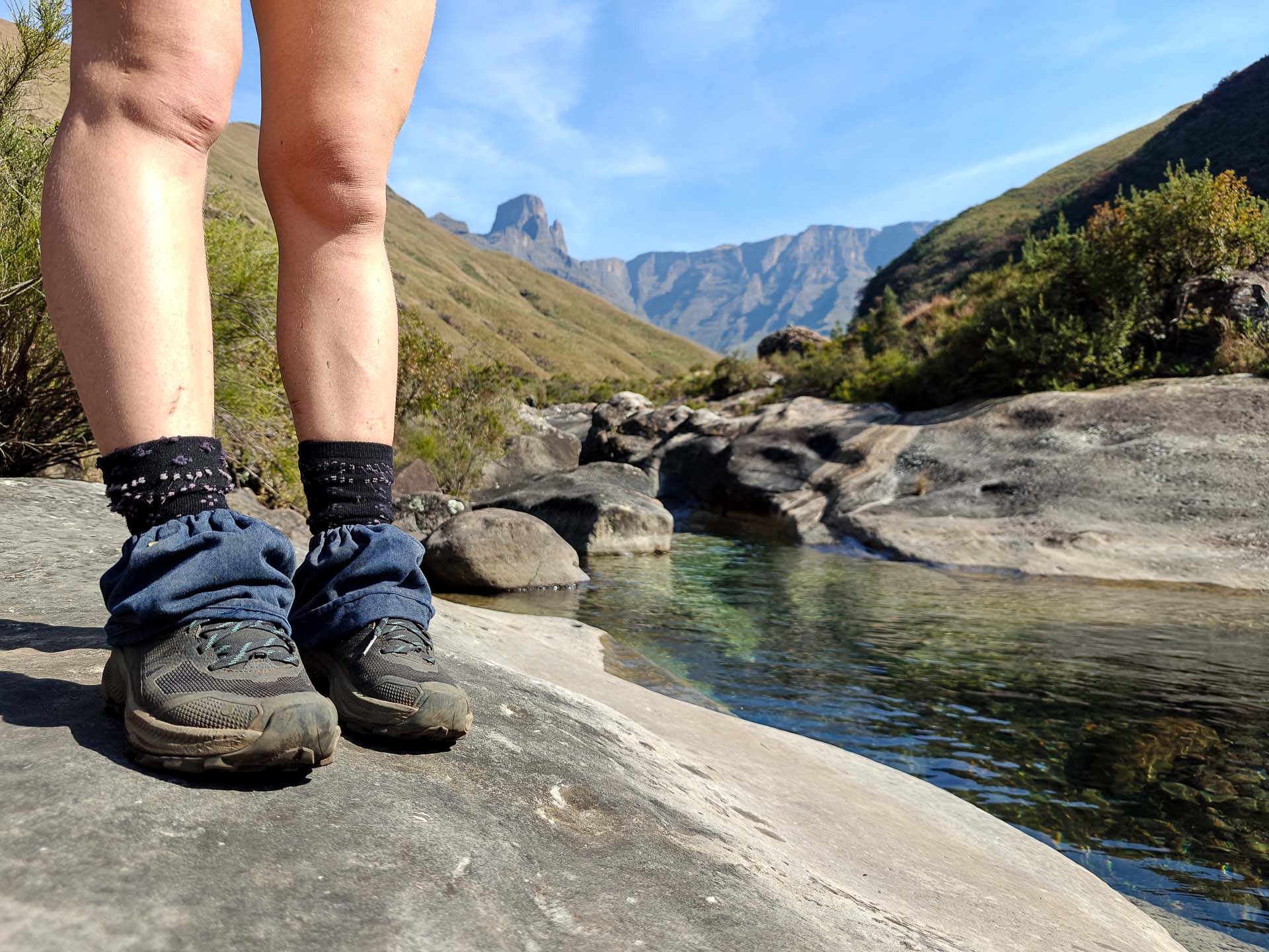 Oboz Footwear Katabatic LT Low GTX Trail Shoes – Reviewed & Tested, Karolina Kocimska, Drakensberg mountains, South Africa