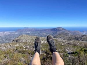View of the Cape Peninsula from the top of Table Mountain, Oboz Footwear Katabatic LT Low GTX Trail Shoes – Reviewed & Tested, Karolina Kocimska, Drakensberg mountains, South Africa