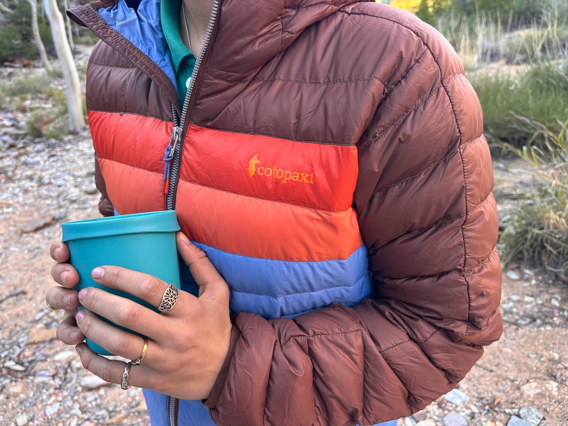 Cotopaxi Fuego Hooded Down Jacket – Reviewed and Tested, pippa salmon, gear review, larapinta, NT