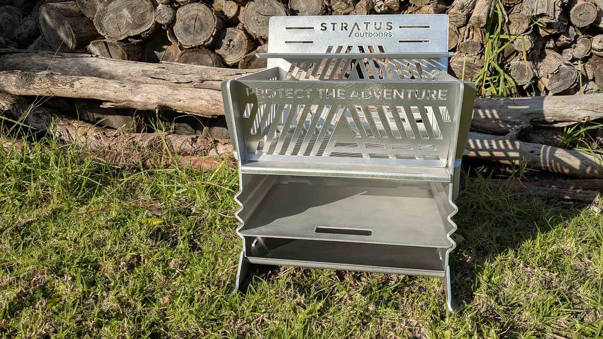 Stratus Outdoors Firepit Oven – Reviewed & Tested, Jess Barlow, gear review, camp cooking, assembled
