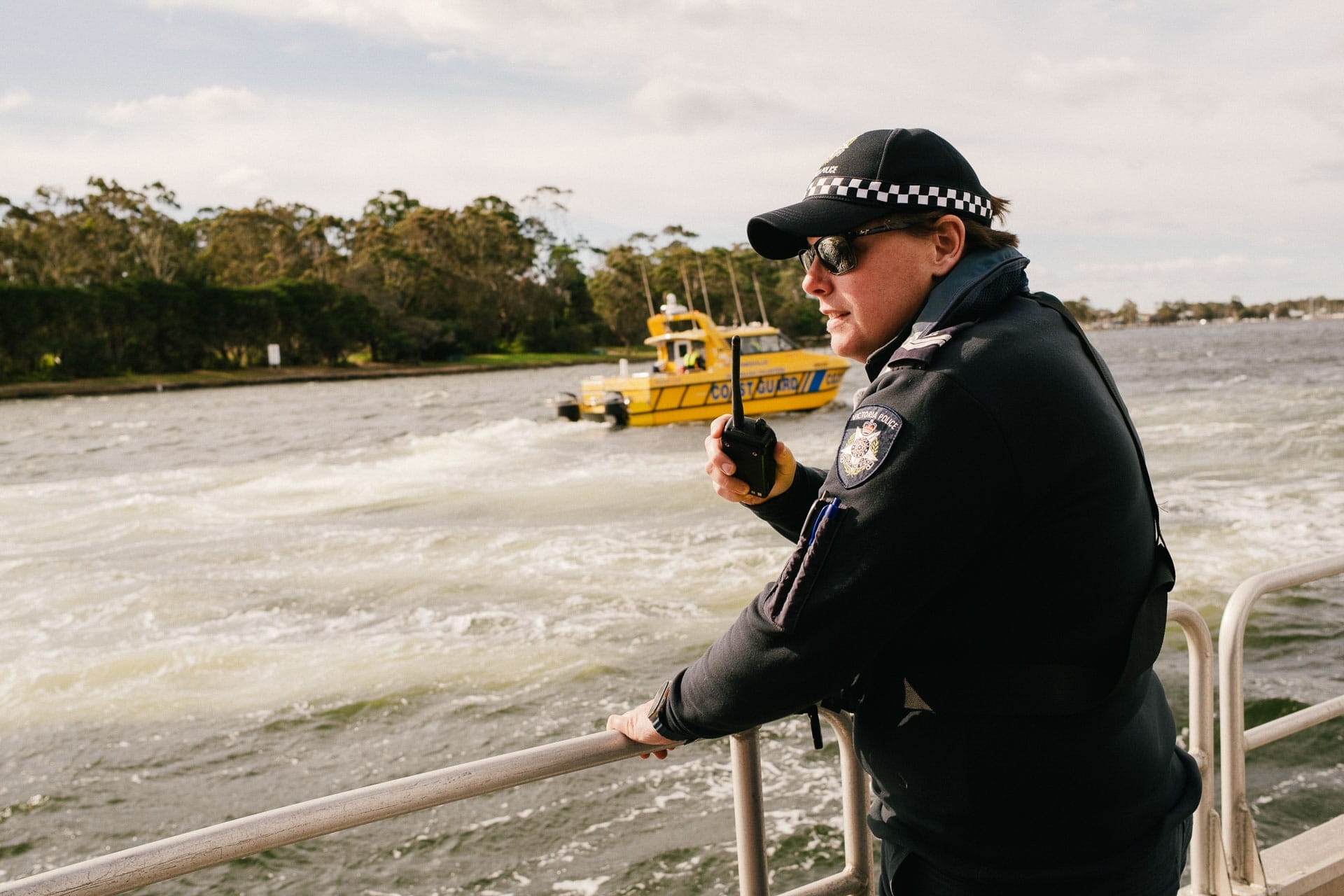 We Asked Victoria Water Police’s First-Ever Female Ocean-Going Skipper What It’s Like To Work on the Water, photo by Jack Brookes, Kate Middleton, Vic Police, coast guard, radio