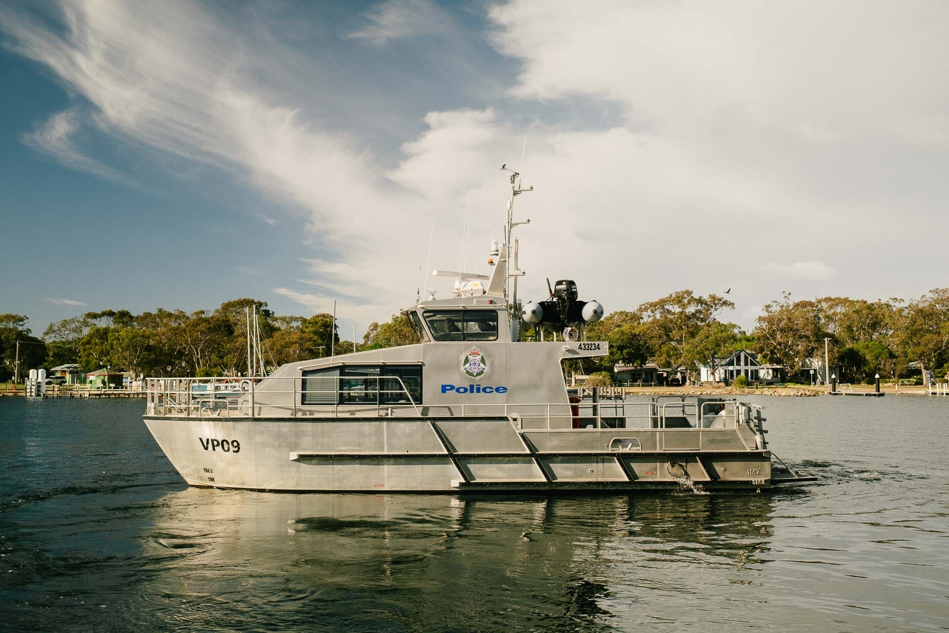 We Asked Victoria Water Police’s First-Ever Female Ocean-Going Skipper What It’s Like To Work on the Water, photo by Jack Brookes, Kate Middleton, Vic Police, boat