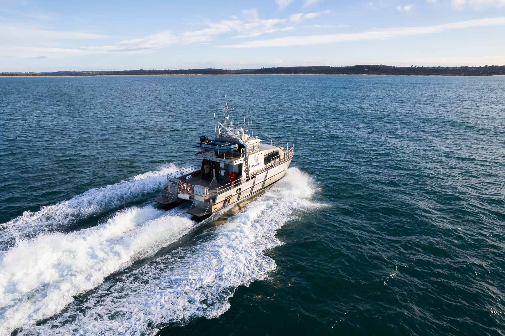 We Asked Victoria Water Police’s First-Ever Female Ocean-Going Skipper What It’s Like To Work on the Water, photo by Jake Reid, Kate Middleton, Vic Police,