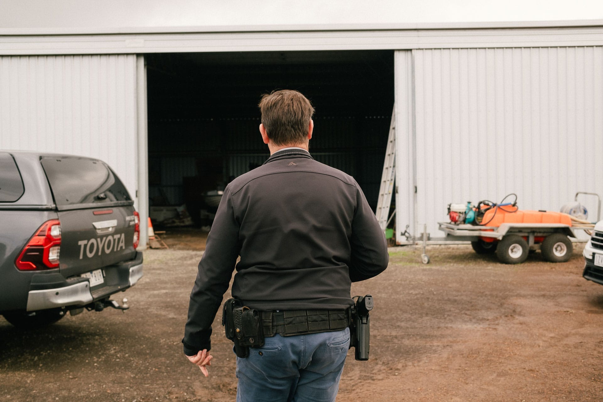 True Crime & Trail Runs Looks A Little Different for Mark James, photo by Jack Brookes, Victoria Police, Mark James, farm crime