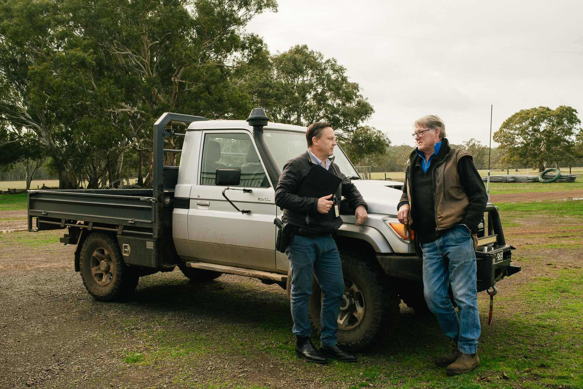 True Crime & Trail Runs Looks A Little Different for Mark James, photo by Jack Brookes, Victoria Police, Mark James, farm crime