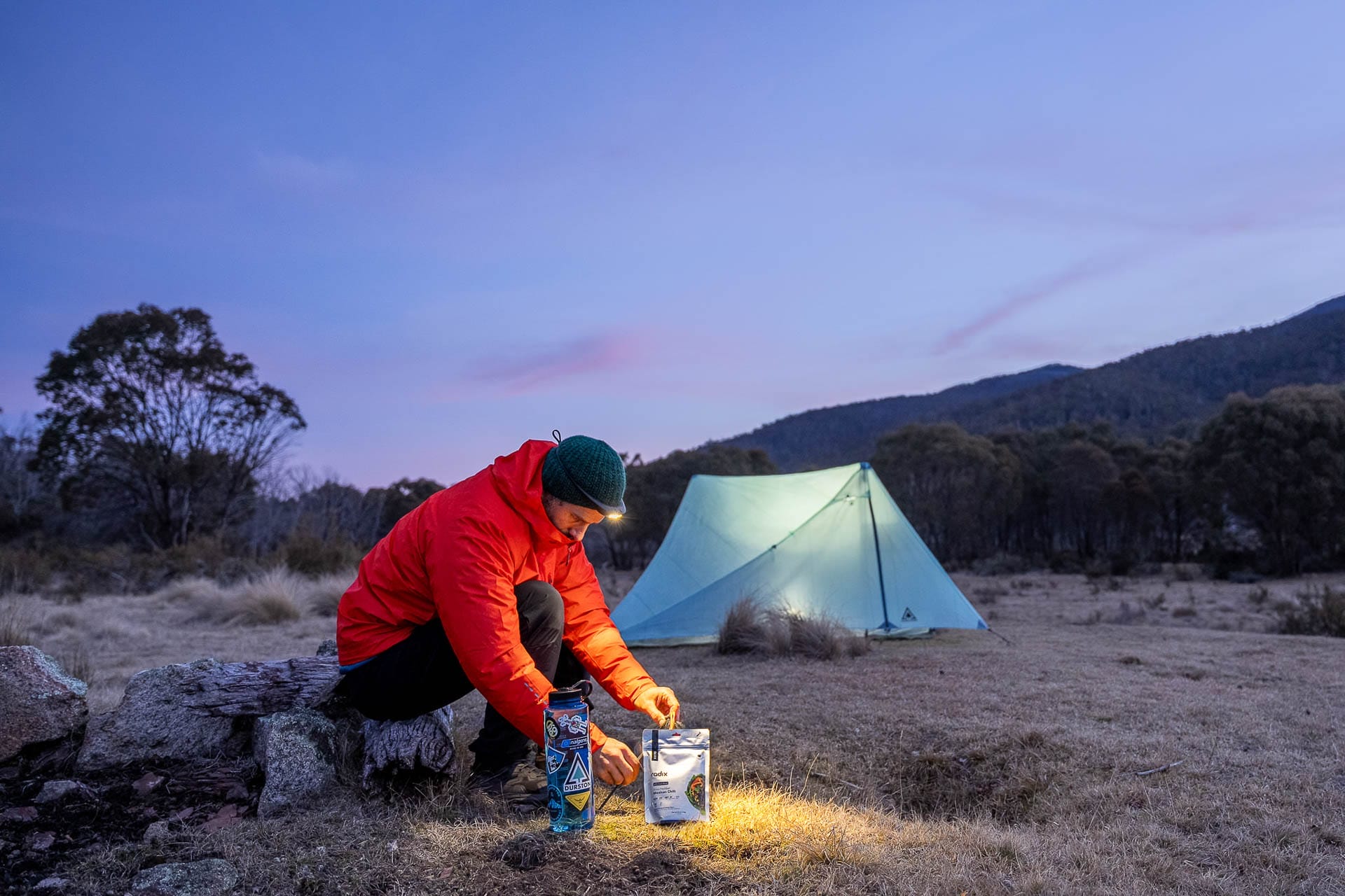 Mont Xen LT Softshell Pants – Reviewed & Tested, bimberi wilderness, jon harris, ACT, camp, tent, headlamp, stove