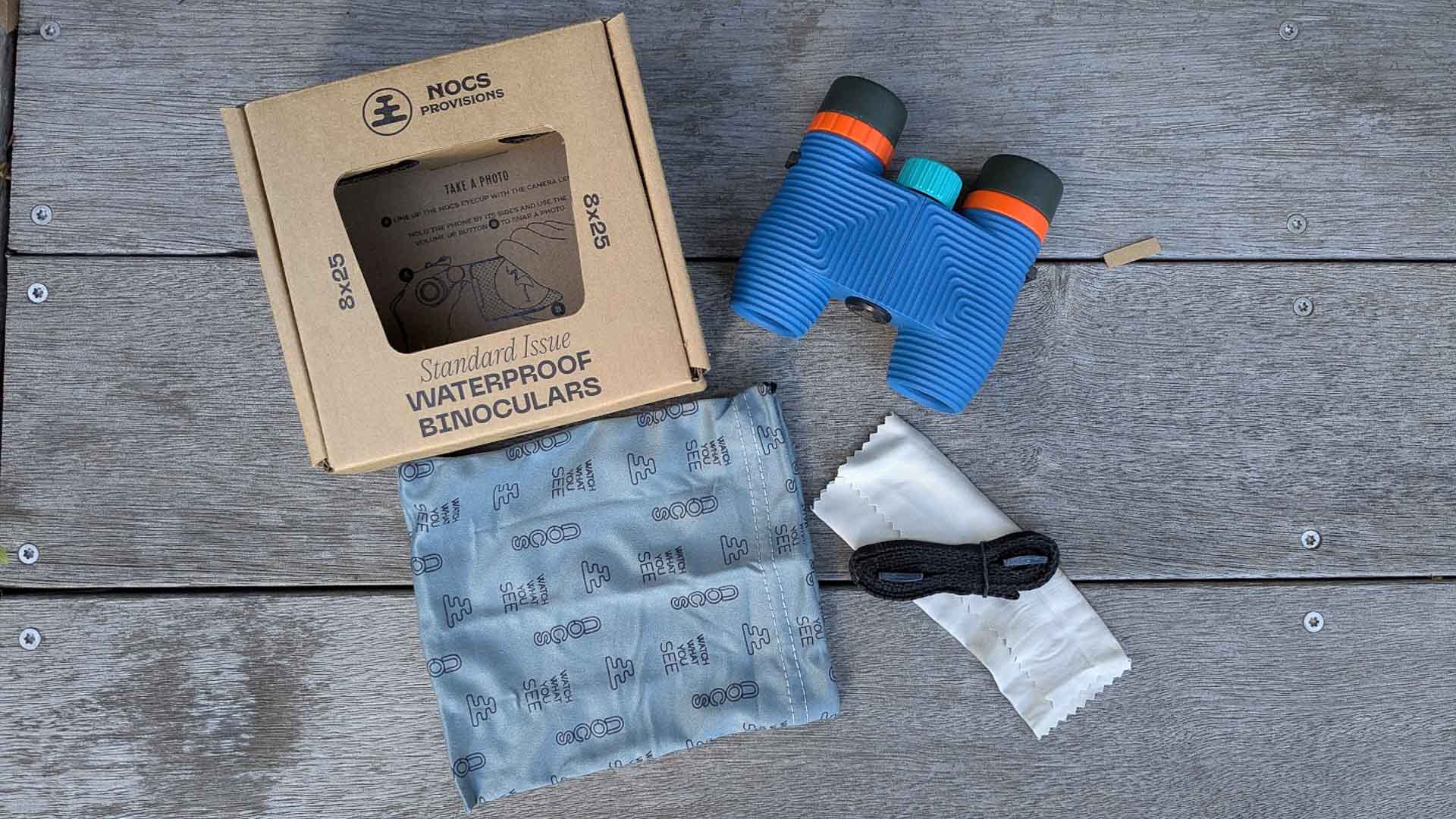 Nocs Provisions Binocular Comparison: Standard Issue vs Field Issue, Jess Barlow, binoculars, comparison, standard issue, packaging