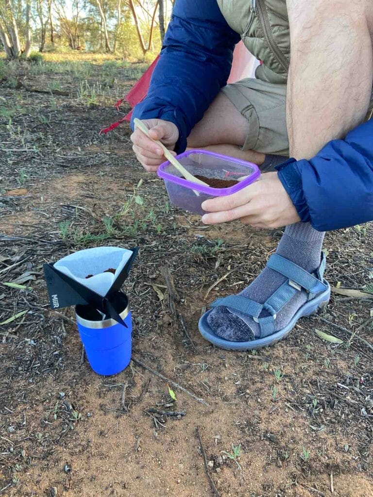Zorali Trailblazer Sandals – Reviewed & Tested, pat boxall, camp hiking coffee