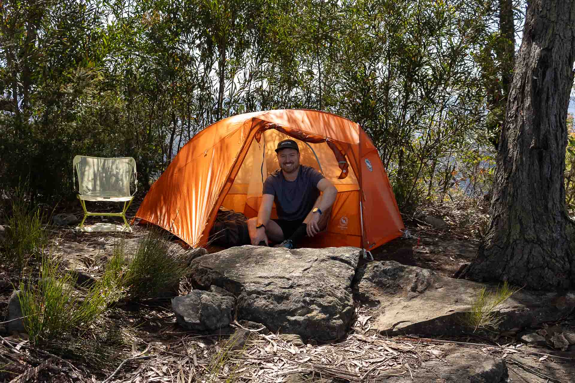 Big Agnes Copper Spur UL1 3 Season 1 Person Hiking Tent – Tested & Reviewed, photo by Tim Ashelford, Splendour Rock, Blue Mountains, me!