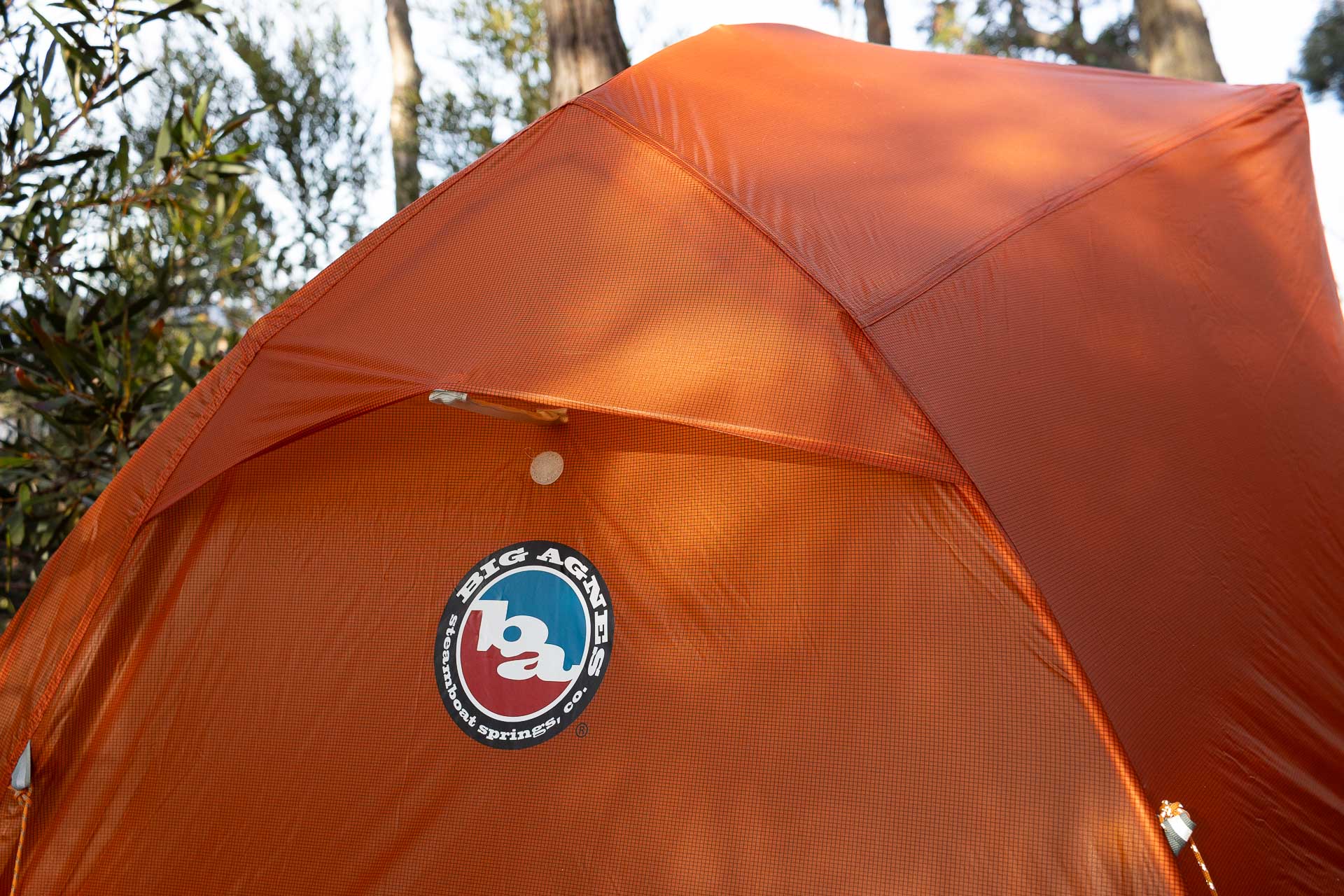 Big Agnes Copper Spur UL1 3 Season 1 Person Hiking Tent – Tested & Reviewed, photo by Tim Ashelford, Splendour Rock, Blue Mountains, logo, vent