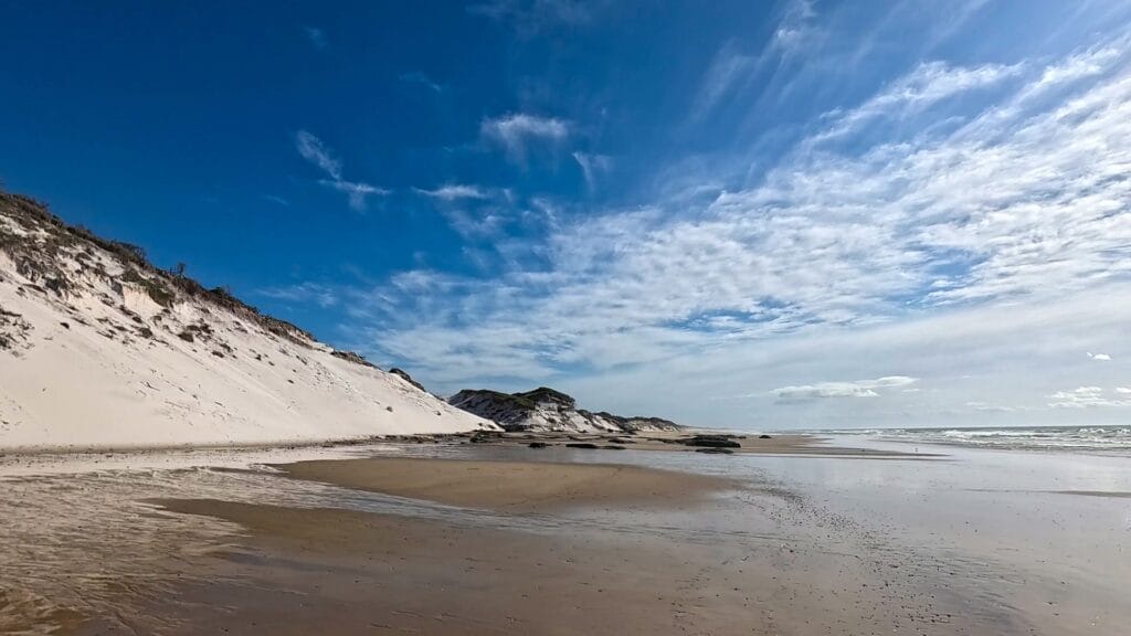 Dunes, by Jonathan McGuire, beach, ocean, waves, blue sky, sand, NSW Northern Beaches