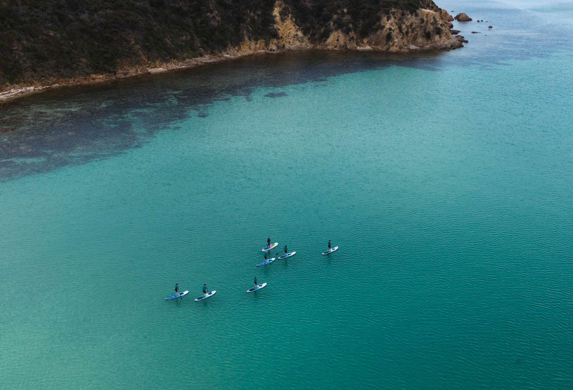 I SUPed, Snorkled, and Hiked Through the Most Beautiful Parts of the Mornington Peninsula, WAM, photo by Neisha Breen, Mastercard Priceless, Mornington Peninsula, drone, sup